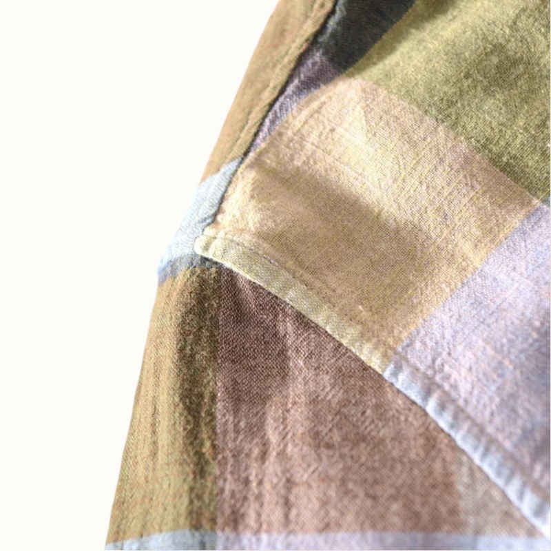 Innsbruck Plaid Turn Down Button Up