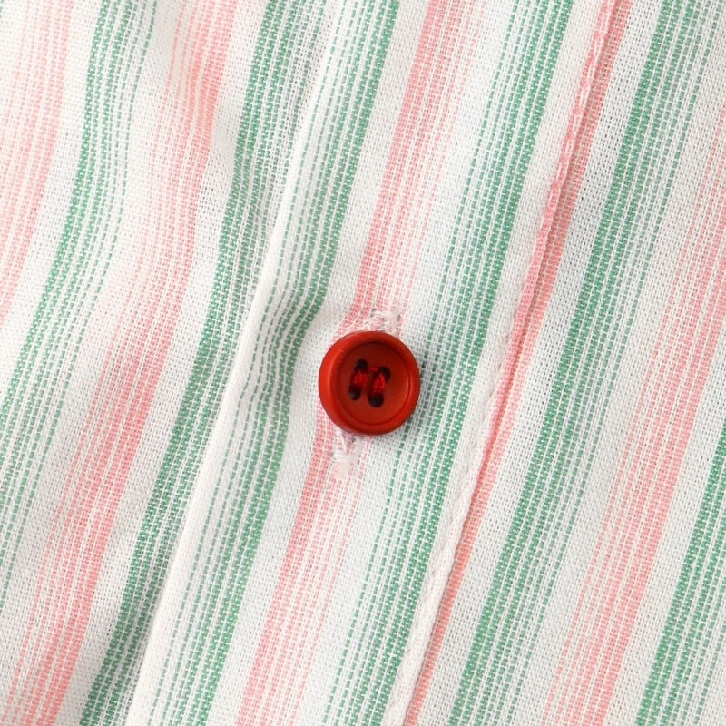 Honiara Round Collar Buttoned Shirt