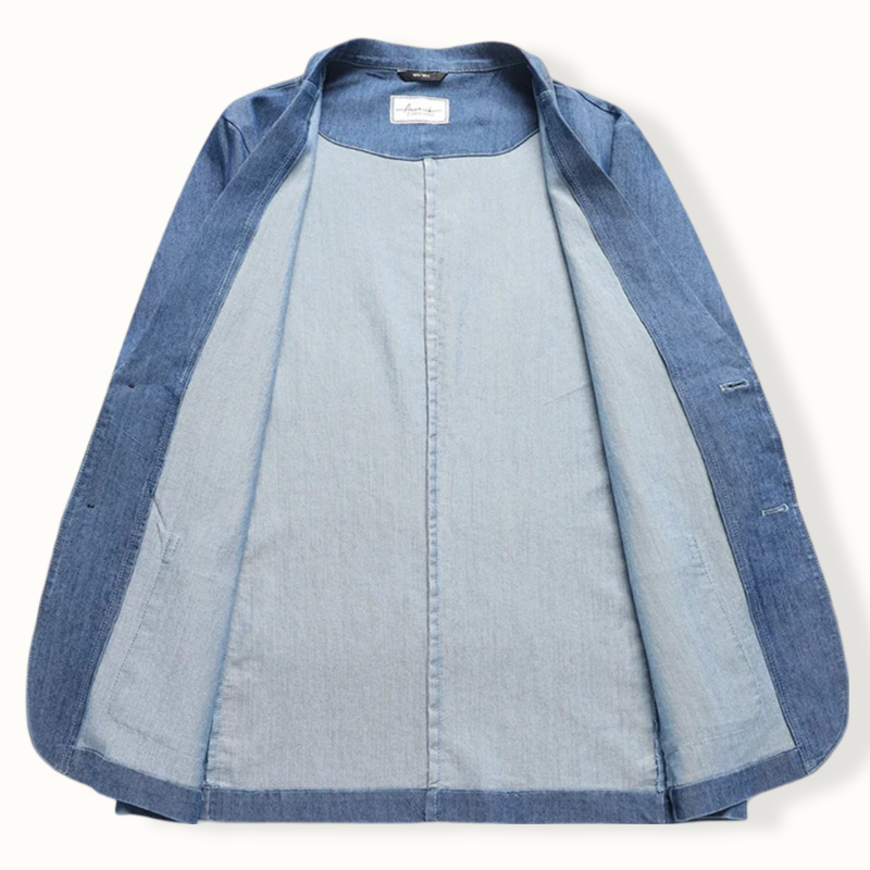 Wakefield Monochrome Denim Coat