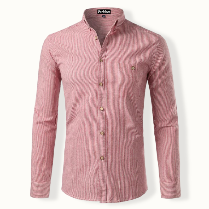 Tashkent Striped Long-sleeve Button Up