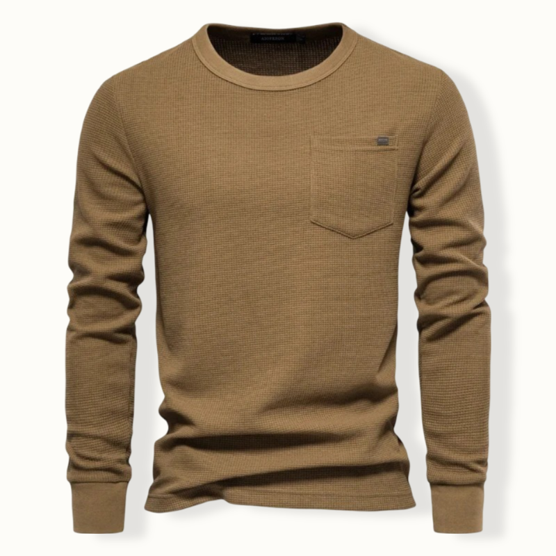 Fatuberlio Waffle Single Pocket Shirt