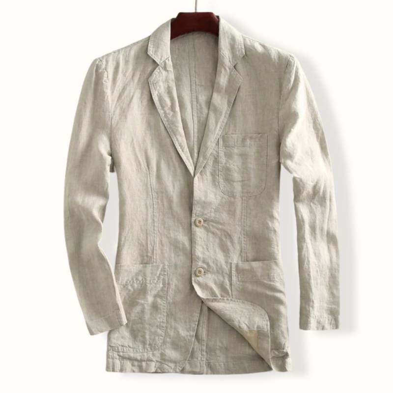 Riberalta	Linen Breasted Blazer