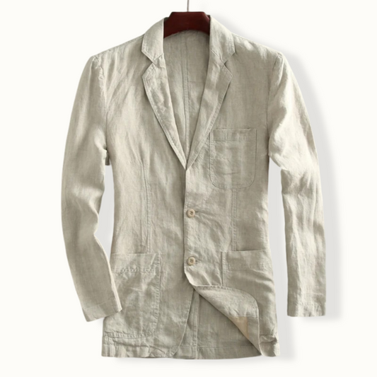 Riberalta	Linen Breasted Blazer