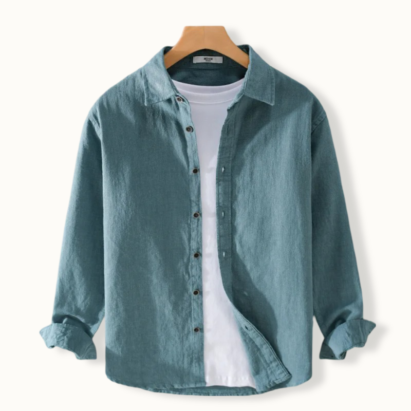 Verona Linen Casual Button Up