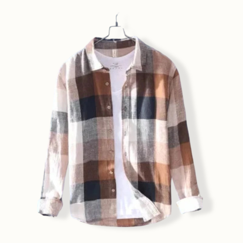 Innsbruck Plaid Turn Down Button Up