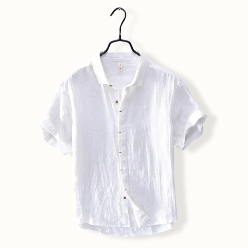 Dakar Casual Short Sleeve Linen Button Up