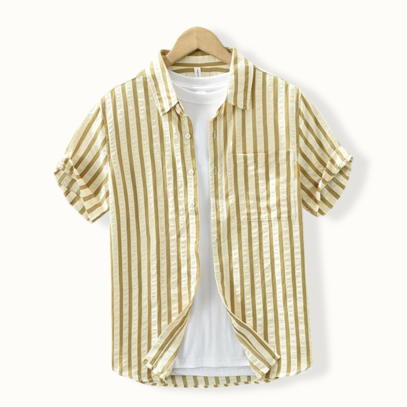 Mustla Striped Button Up