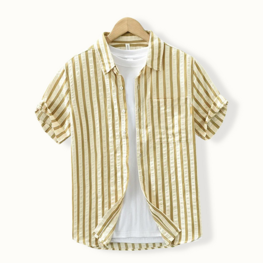 Mustla Striped Button Up