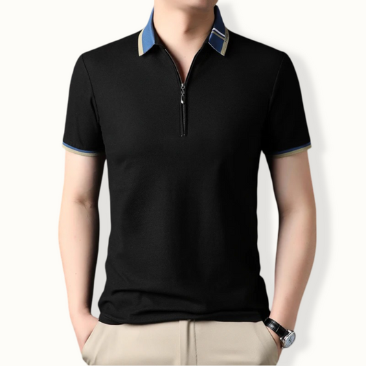 Tunis Slim Fit Zipped Polo