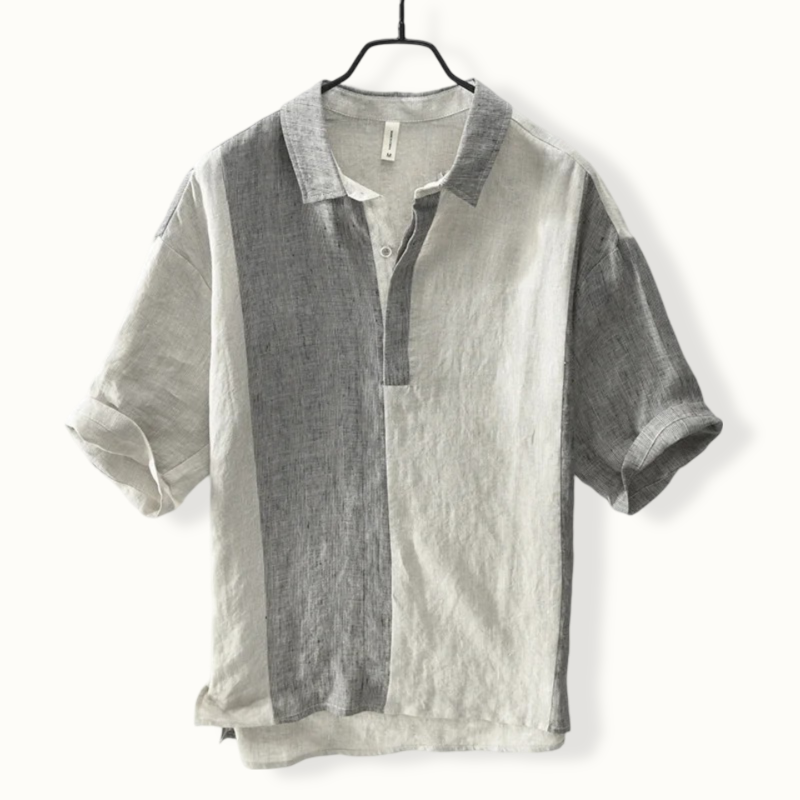 Iberia Stripe Panel Vintage Polo