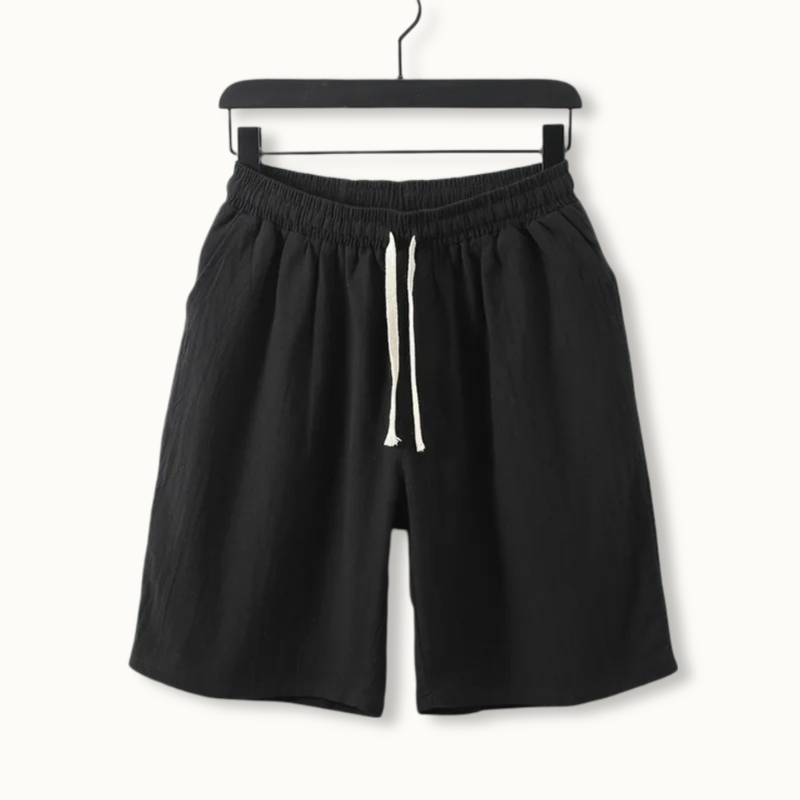 Coastal Comfort Linen Shorts