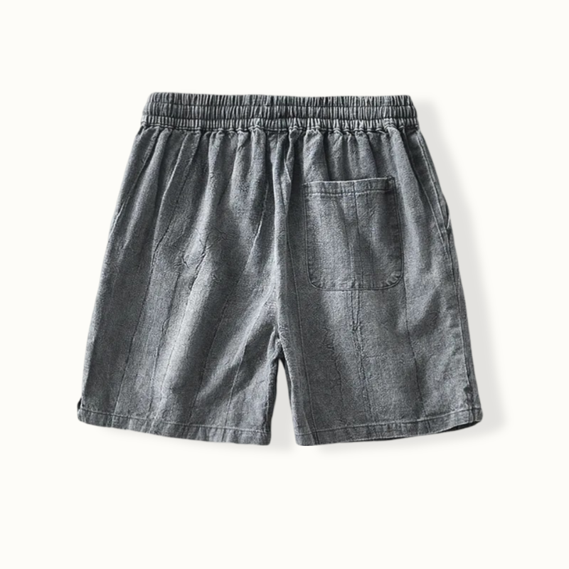 Saue Vintage Elastic Waist Shorts
