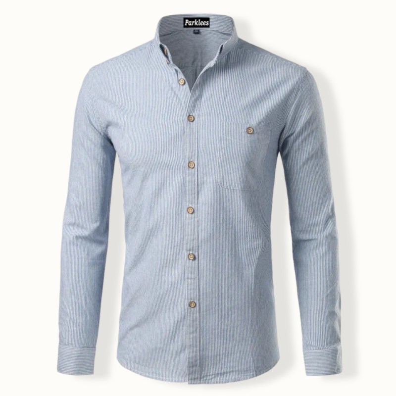 Tashkent Striped Long-sleeve Button Up