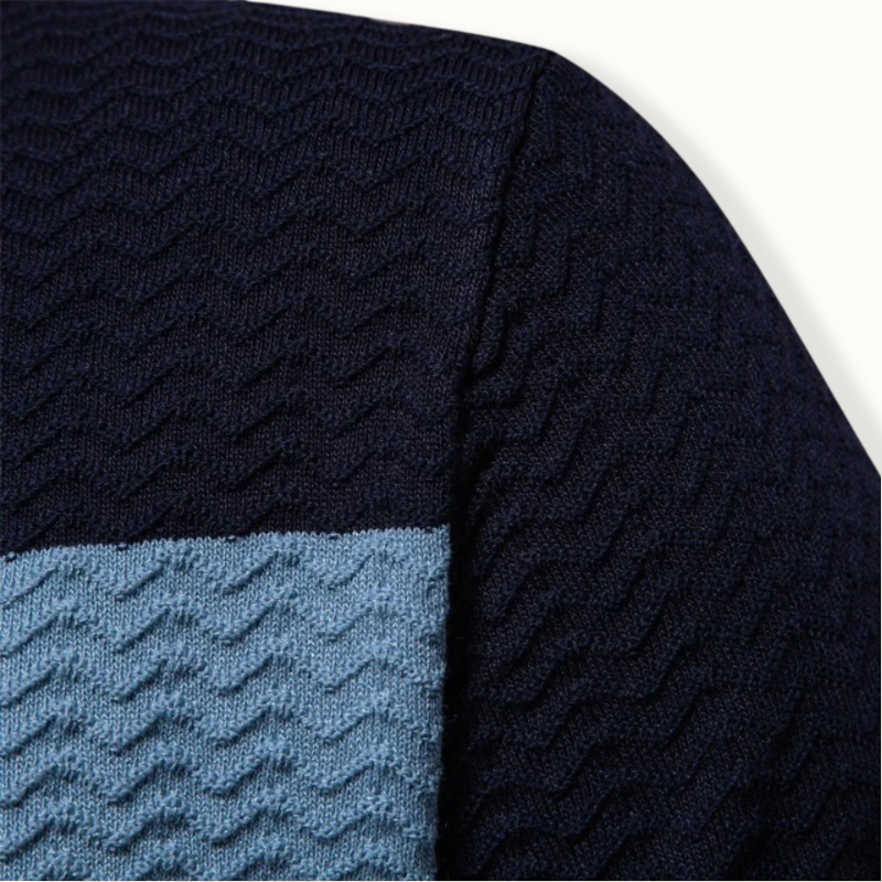 Venilale Ribbed Knit Polo