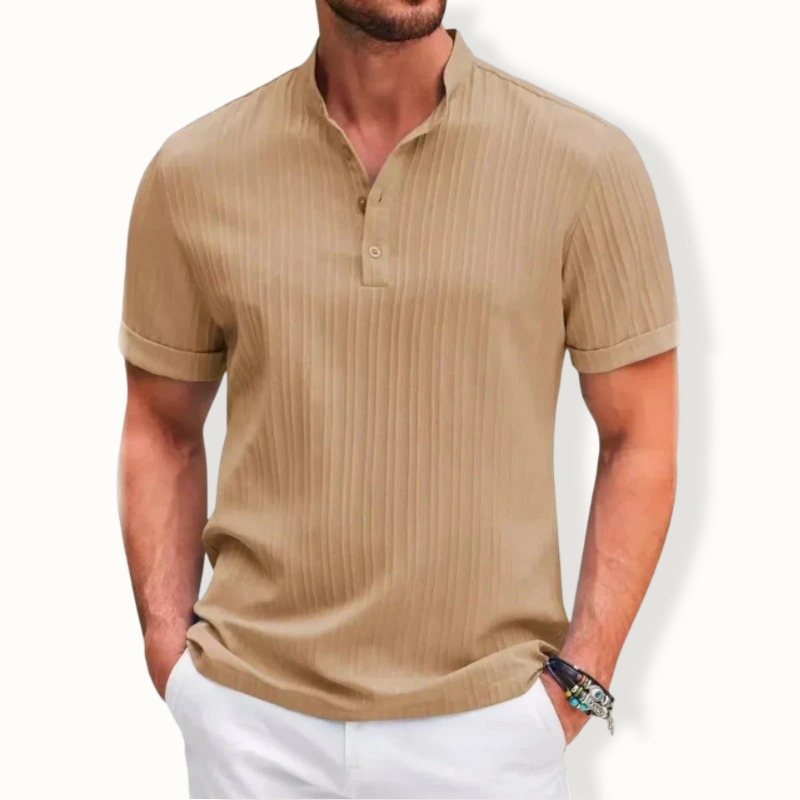 Abilene Striped Henry T Shirt