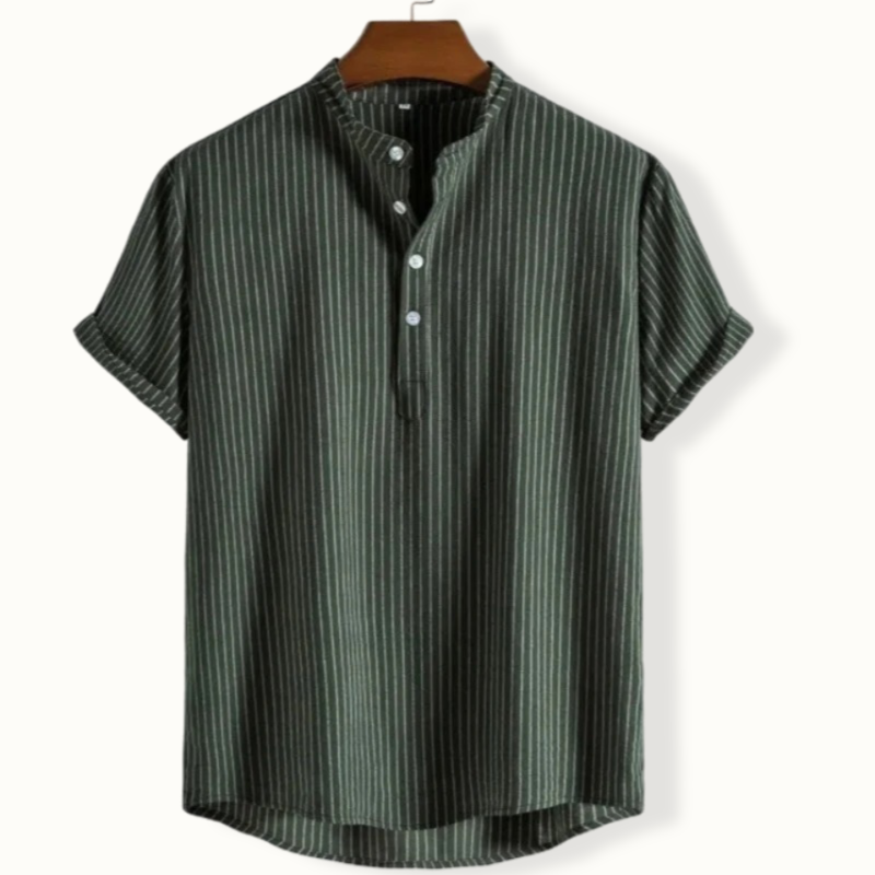Chichester Striped Linen Polo