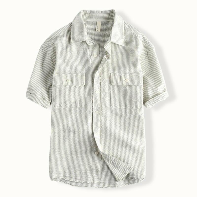 Dodoma Vintage Short Sleeved Button Up