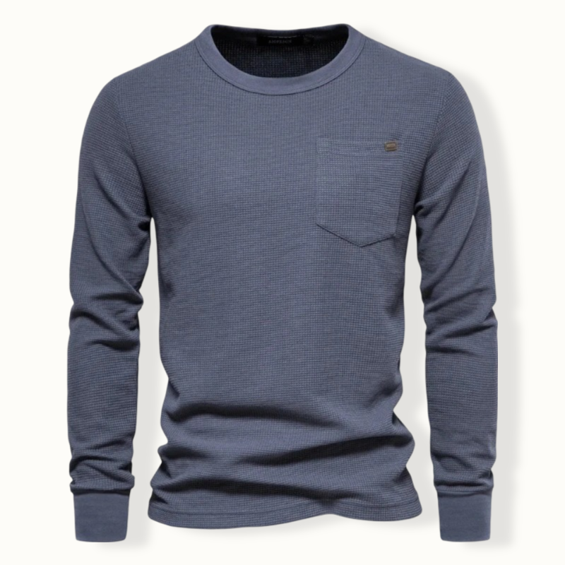 Fatuberlio Waffle Single Pocket Shirt
