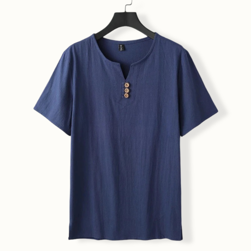 Warsaw Oversized Linen Button T-Shirt
