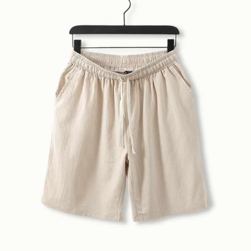 Coastal Comfort Linen Shorts