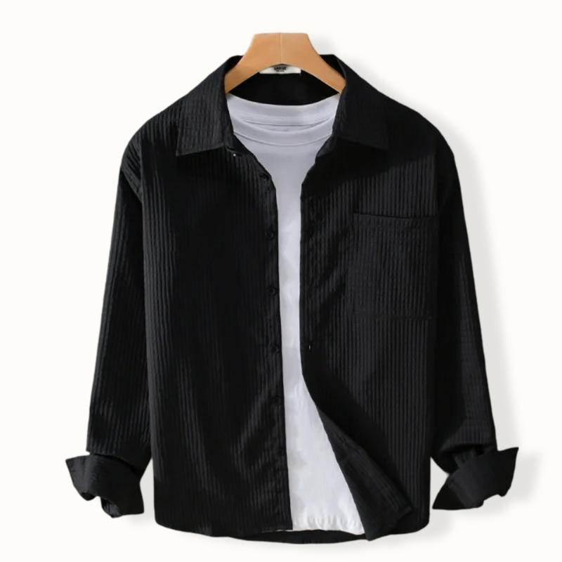 Odense Pleated Button Up