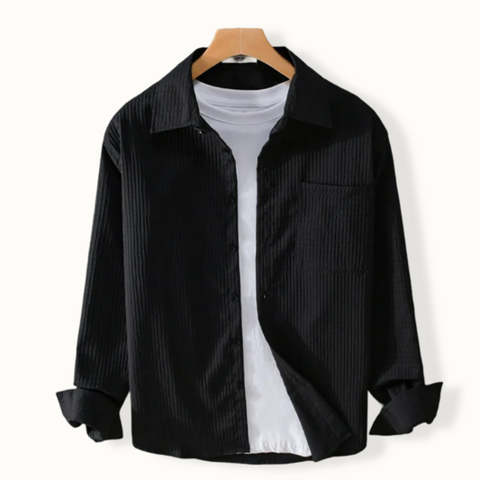 Odense Pleated Button Up