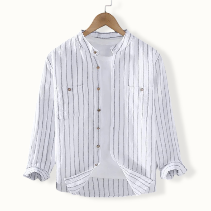 Pretoria Double Pocket Stand Collar Button Up