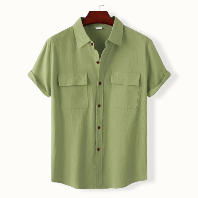 Celestus Button Up Polo with 2 Pockets