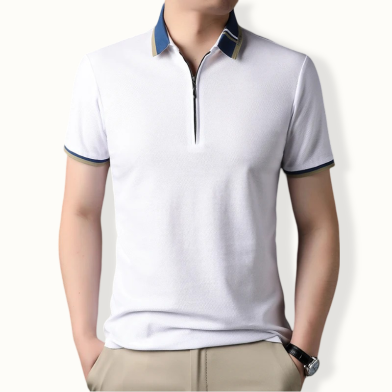 Tunis Slim Fit Zipped Polo