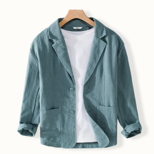 Vientiane Casual Linen Blazer