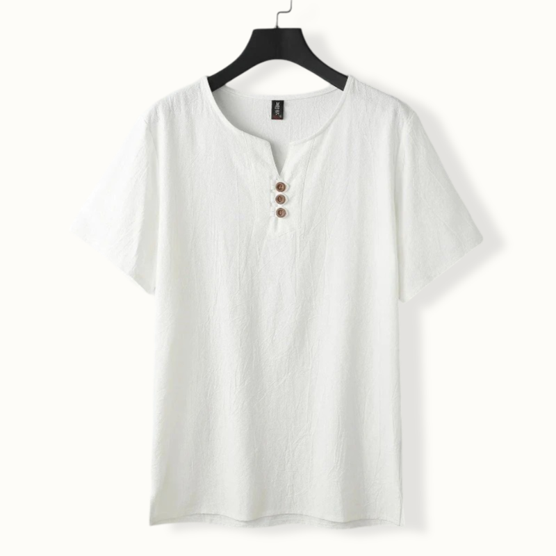 Warsaw Oversized Linen Button T-Shirt