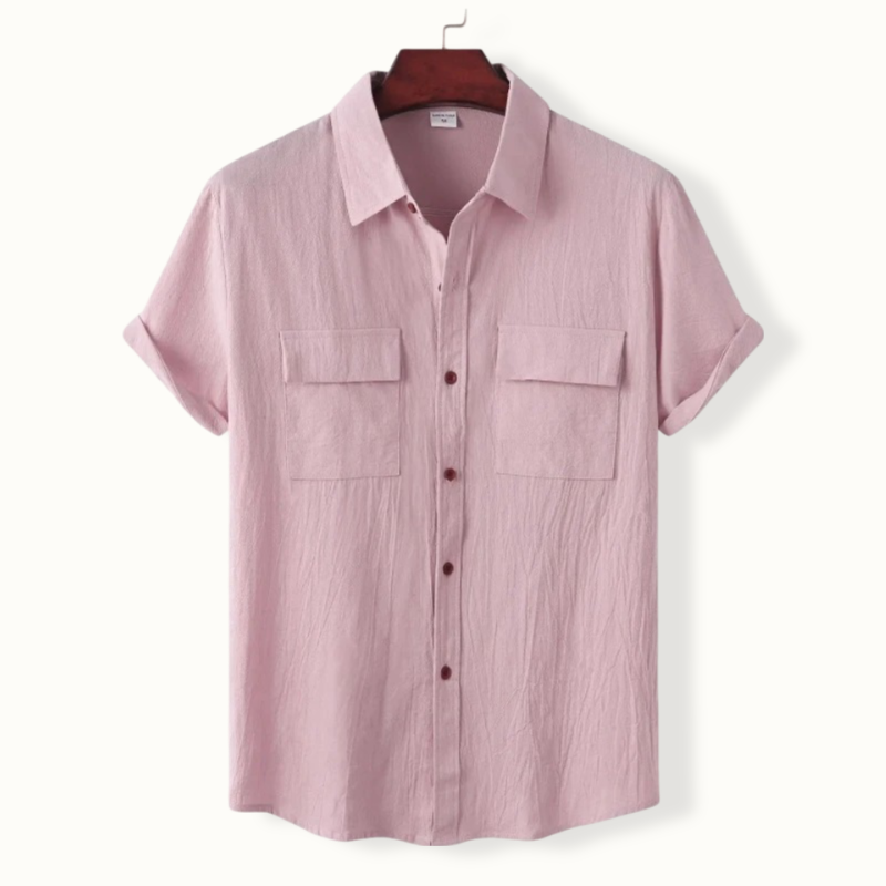 Celestus Button Up Polo with 2 Pockets