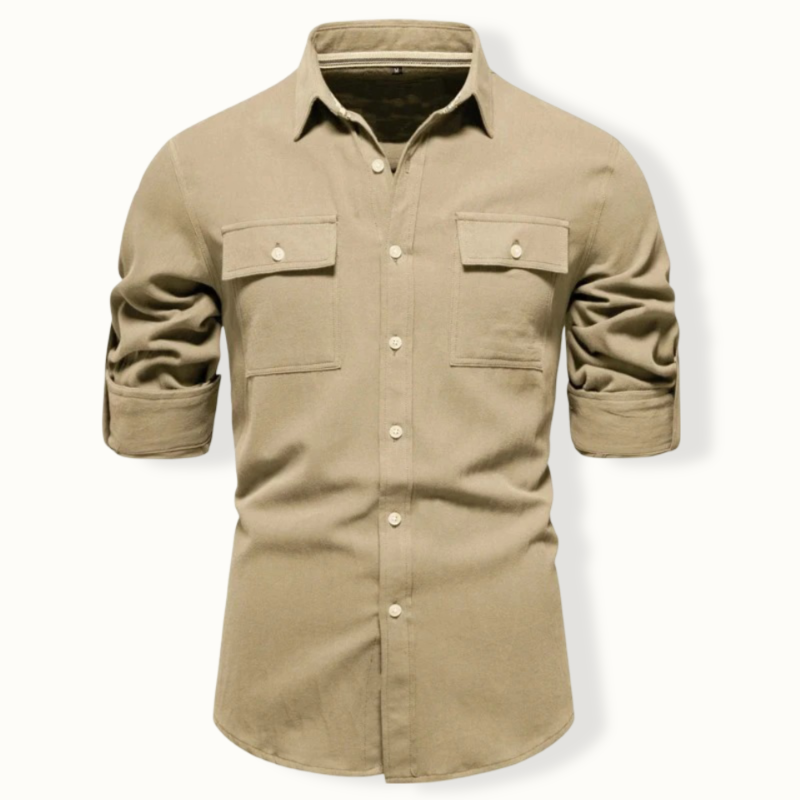 Gleno Double Pockets Button Up