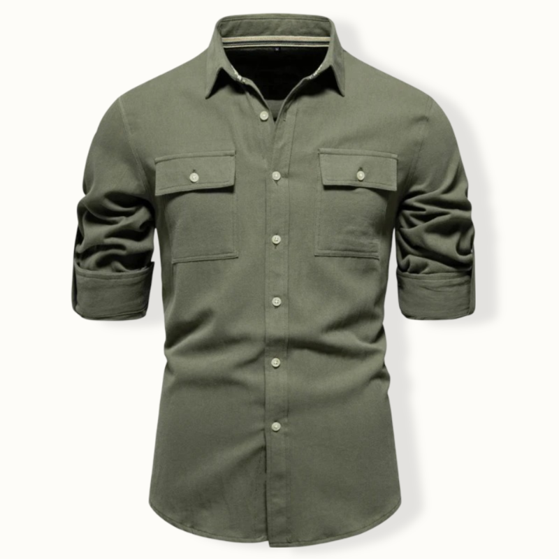 Gleno Double Pockets Button Up