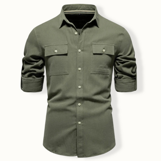Gleno Double Pockets Button Up