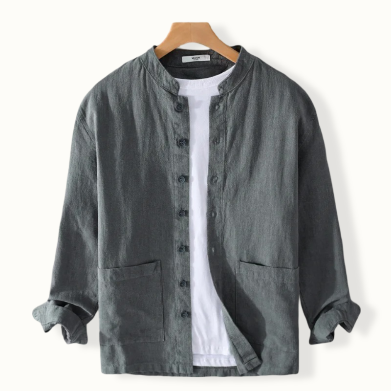 Niue Linen Casual Long Sleeve Shirt