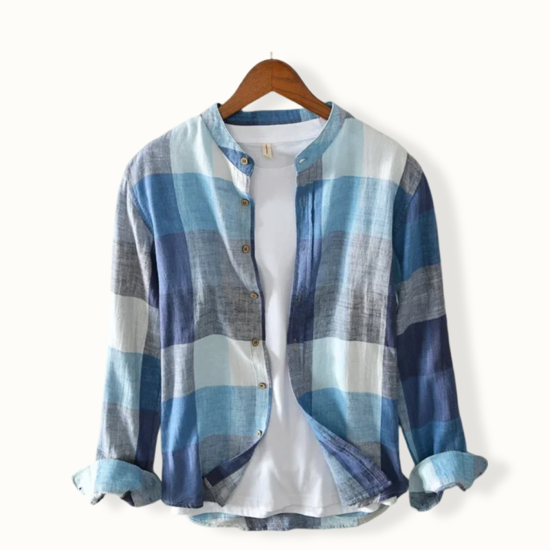 Innsbruck Plaid Turn Down Button Up