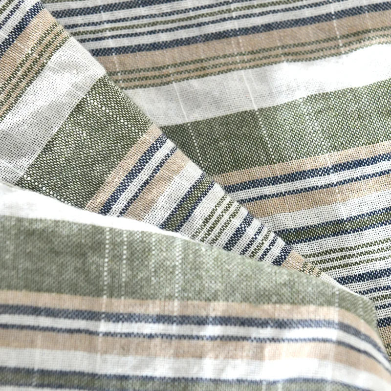 Dushanbe Double Pocket Linen Button Up