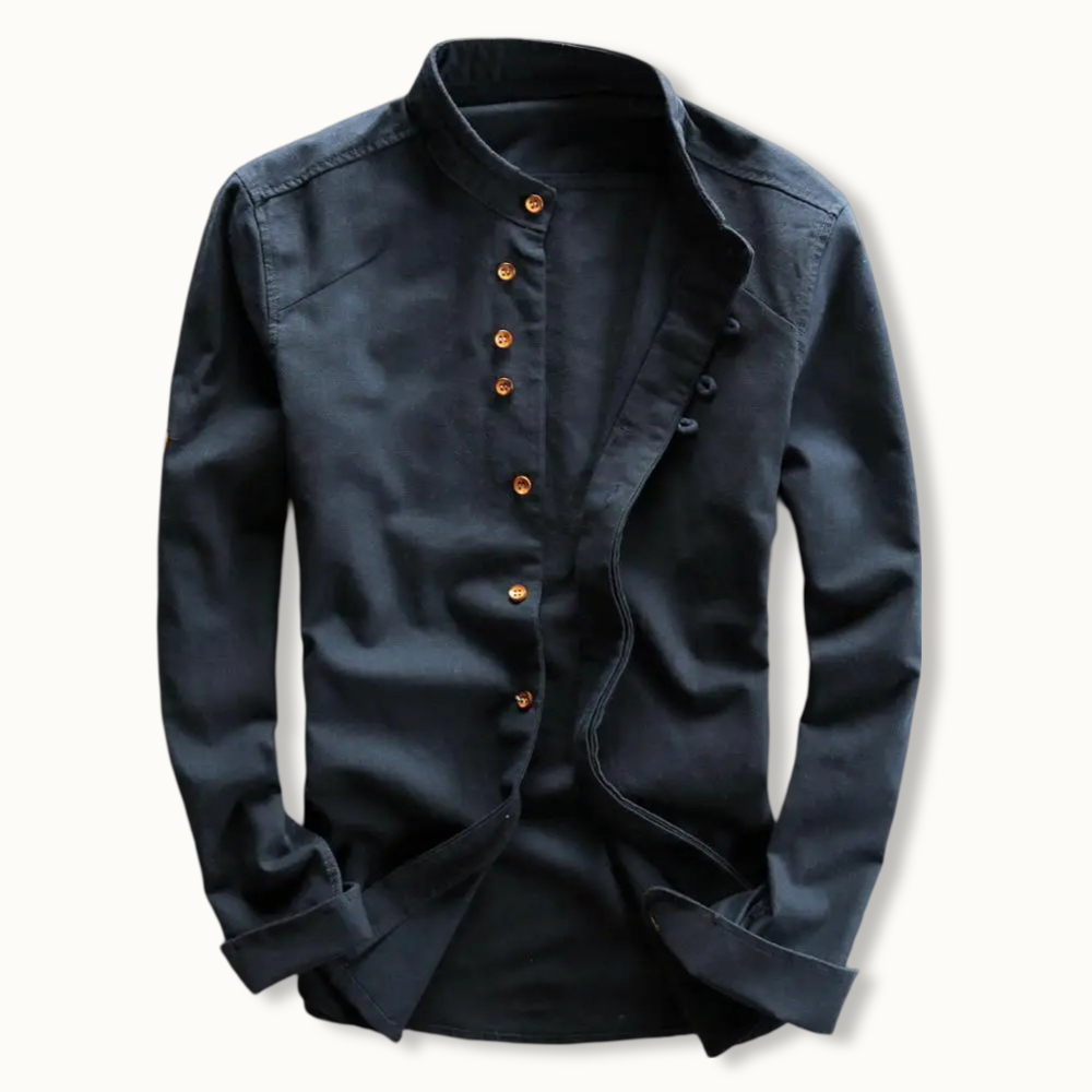Heritage Linen Button-Up Shirt