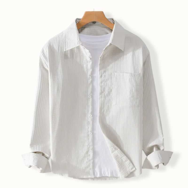 Odense Pleated Button Up