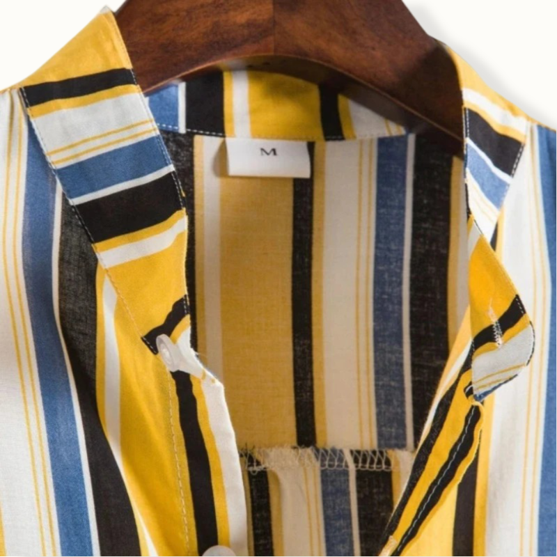 Teesside Striped Button Up