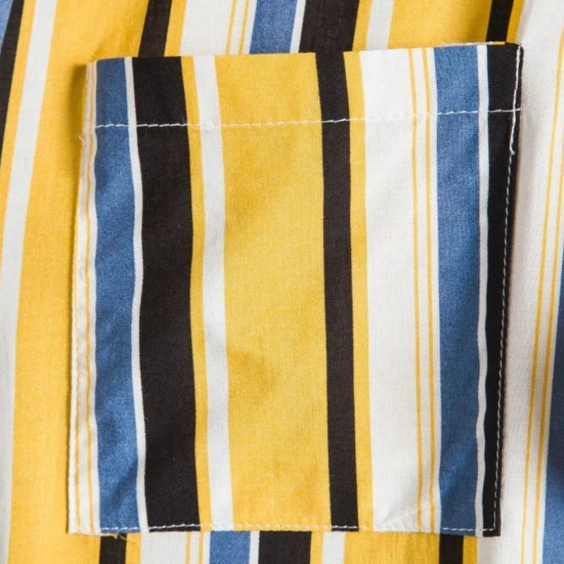 Teesside Striped Button Up