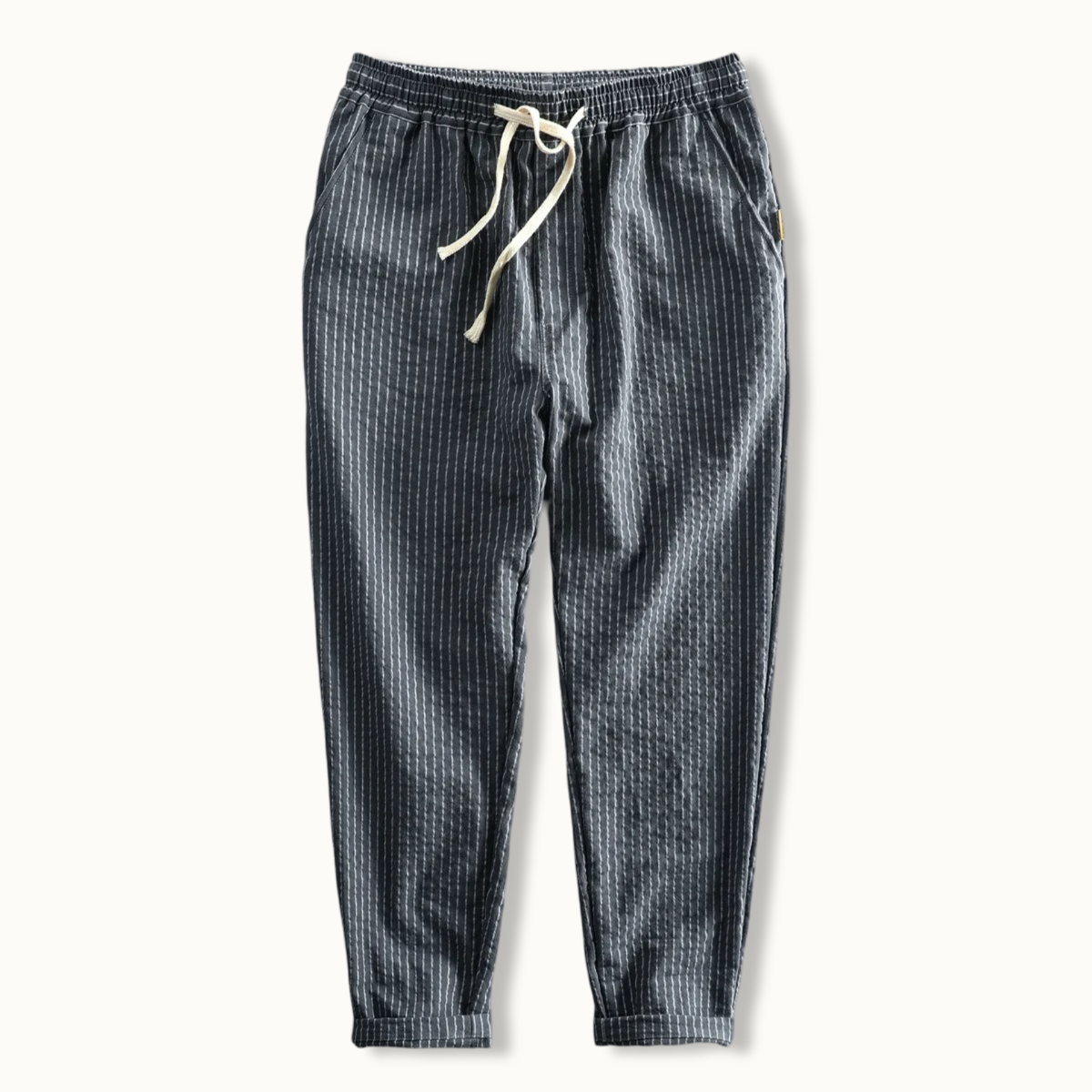 Coastal Stripe Linen Pants