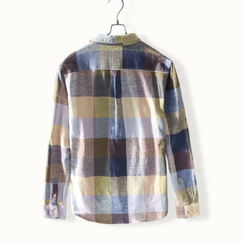 Innsbruck Plaid Turn Down Button Up