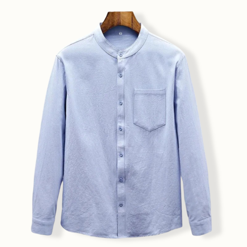 Vienna Linen Crepe Button Up