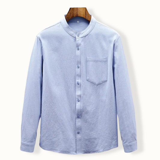 Vienna Linen Crepe Button Up