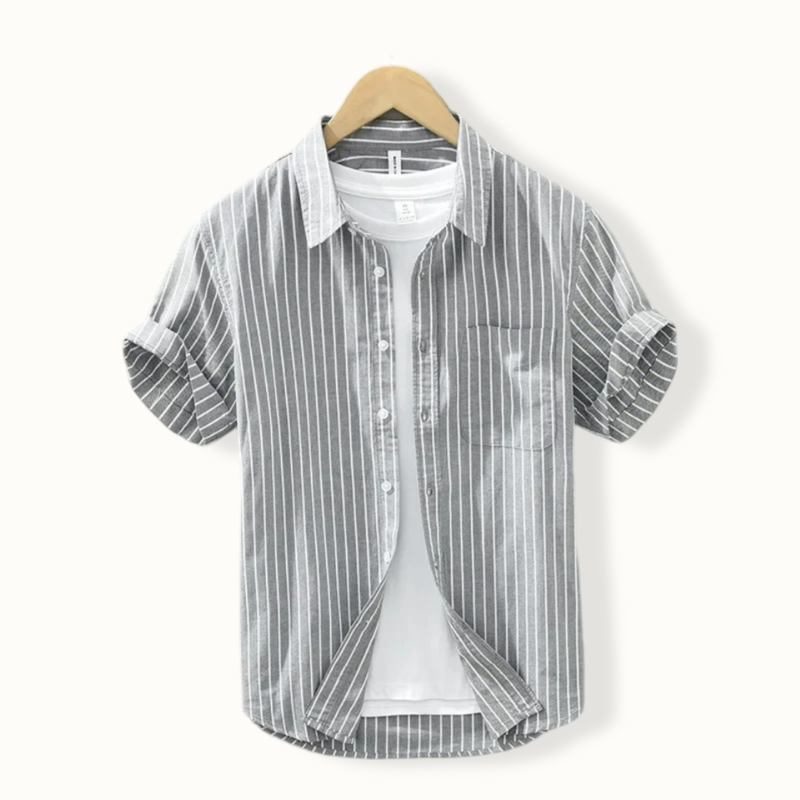 Tallinn Striped Turn Down Button Up