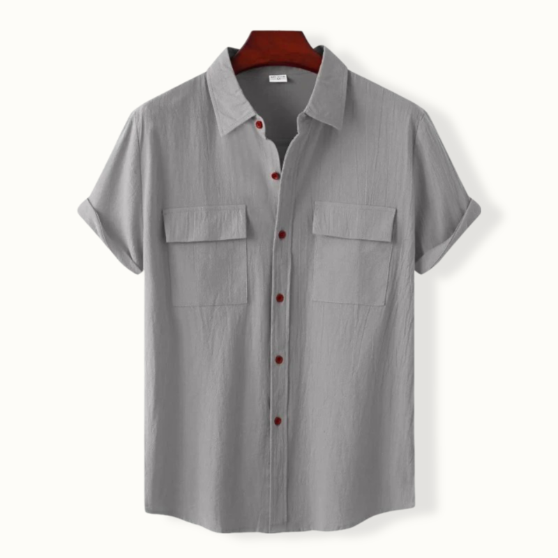 Celestus Button Up Polo with 2 Pockets