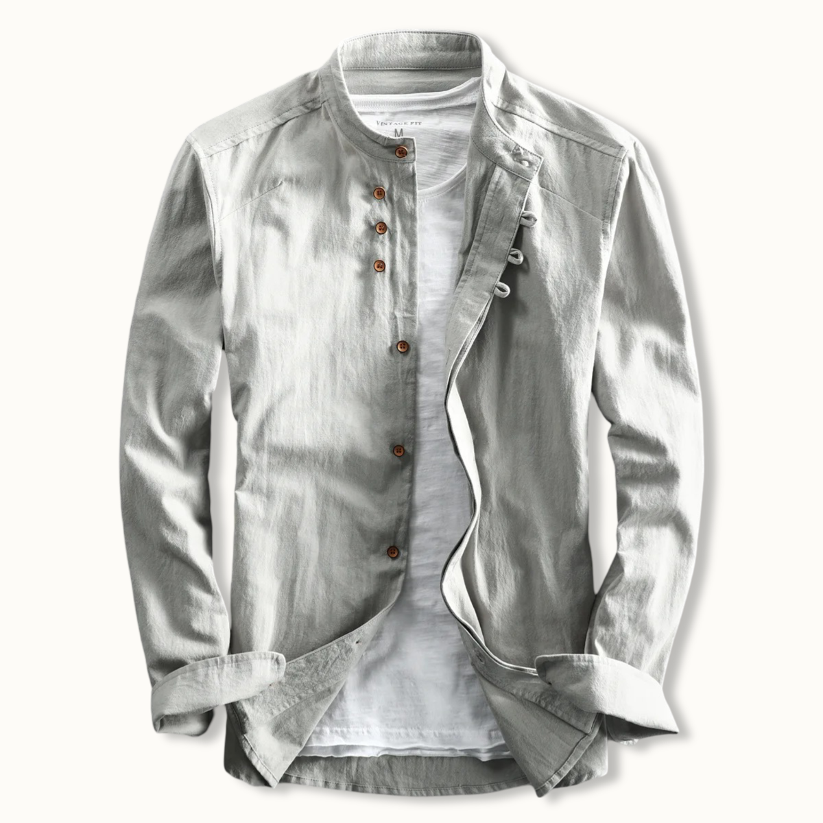 Heritage Linen Button-Up Shirt