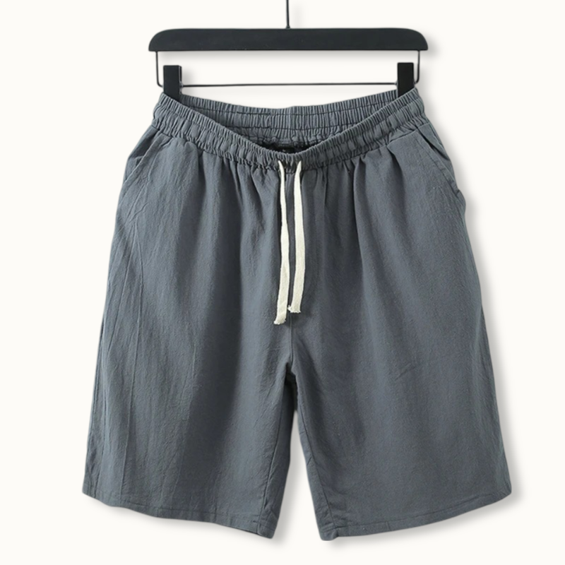Coastal Comfort Linen Shorts